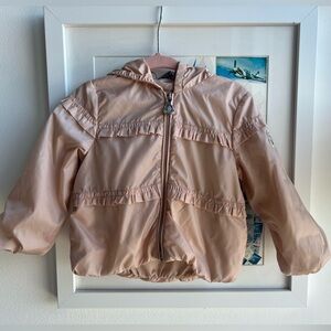 Moncler Baby Hiti ruffled technical windbreaker jacket